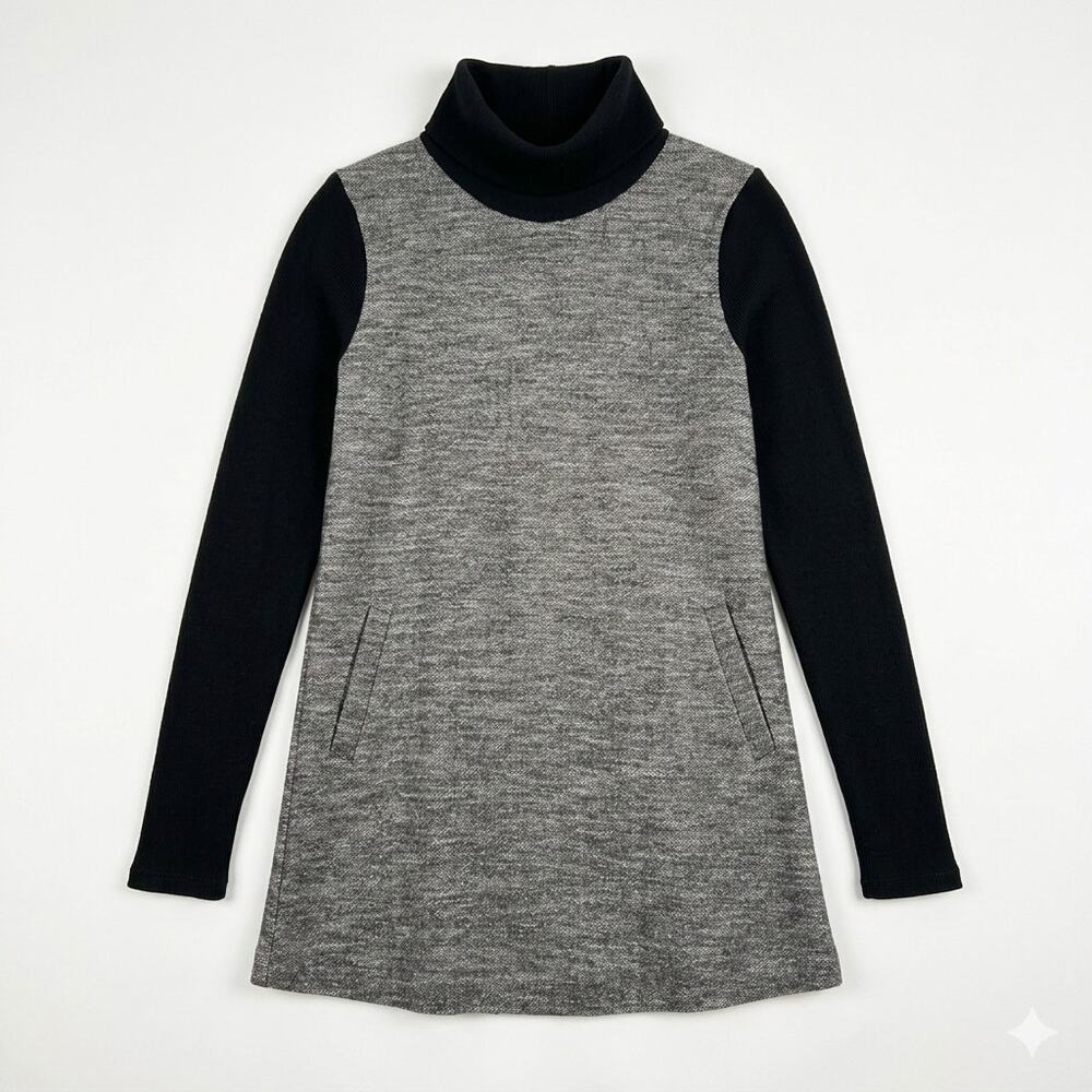 Theory Black & Grey Tunic Top Size 0